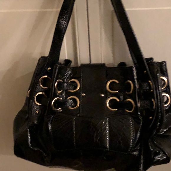 Authentic Jimmy Choo Black Patent Ramona Handbag - Picture 4 of 8
